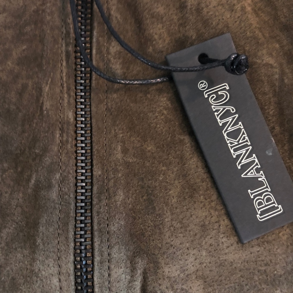 BLANKNYC Denim No Limit Suede Moto Jacket - Picture 4 of 6